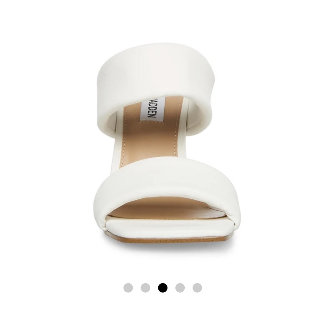 Steve Madden Isa White Sandal NWB - Picture 3 of 8